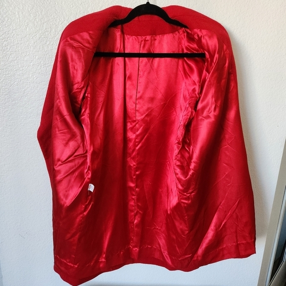 Fleurette Cashmere Coat Women's Size Large Red - Picture 5 of 13